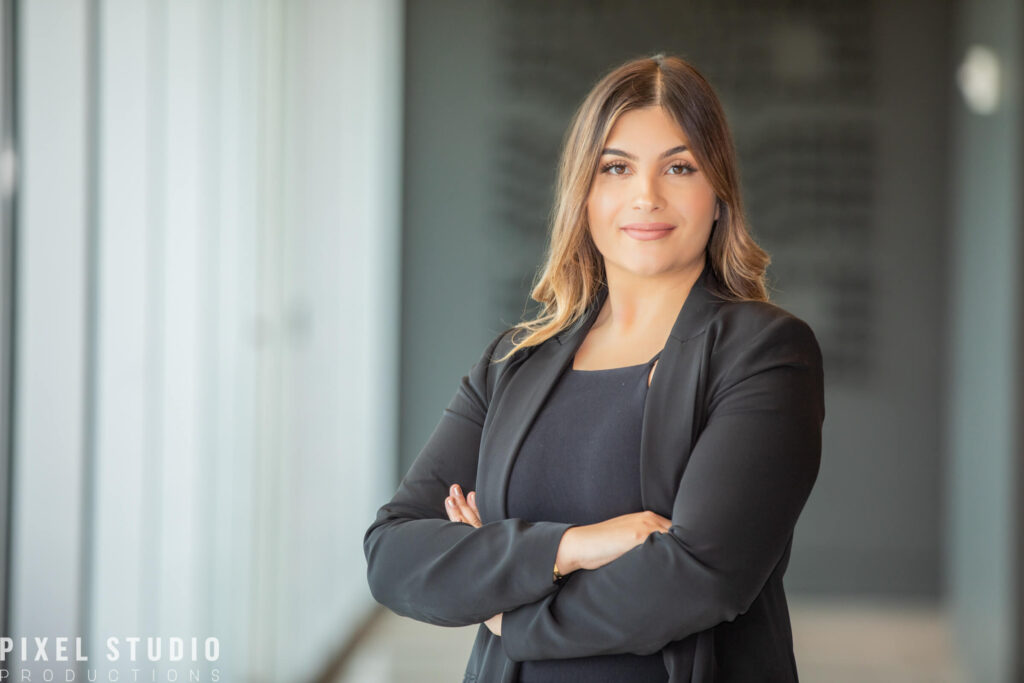 corporate portrait session Houston outdoors